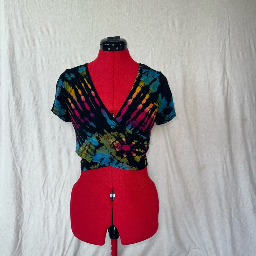 Multicolor Tie-Dye Women's Top